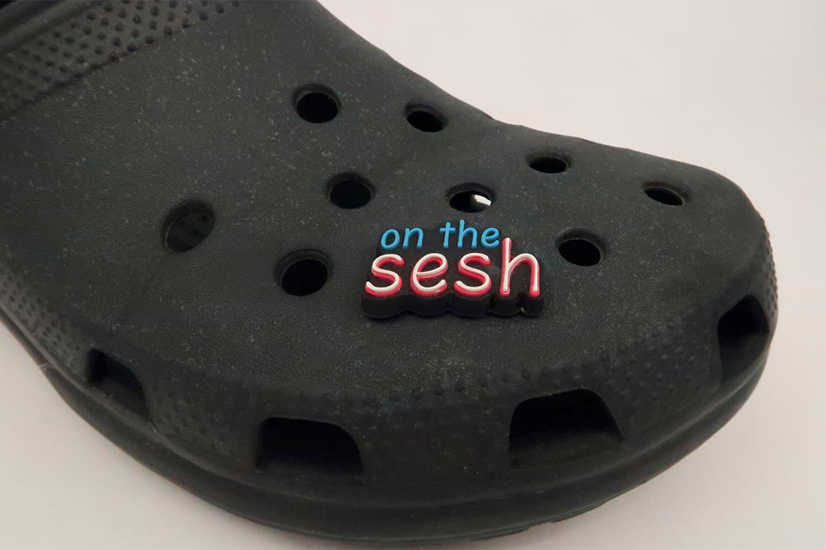 On The Sesh Shoe Charm