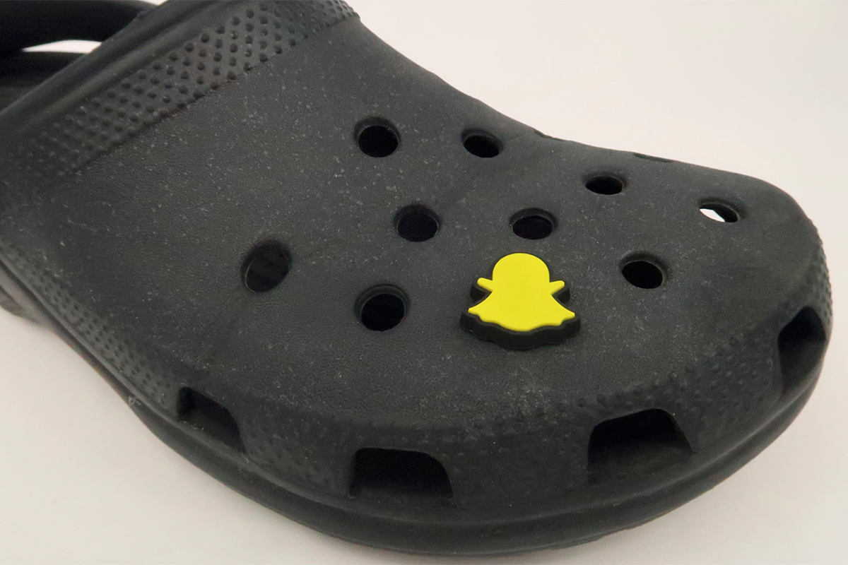 Snapchat Shoe Charm
