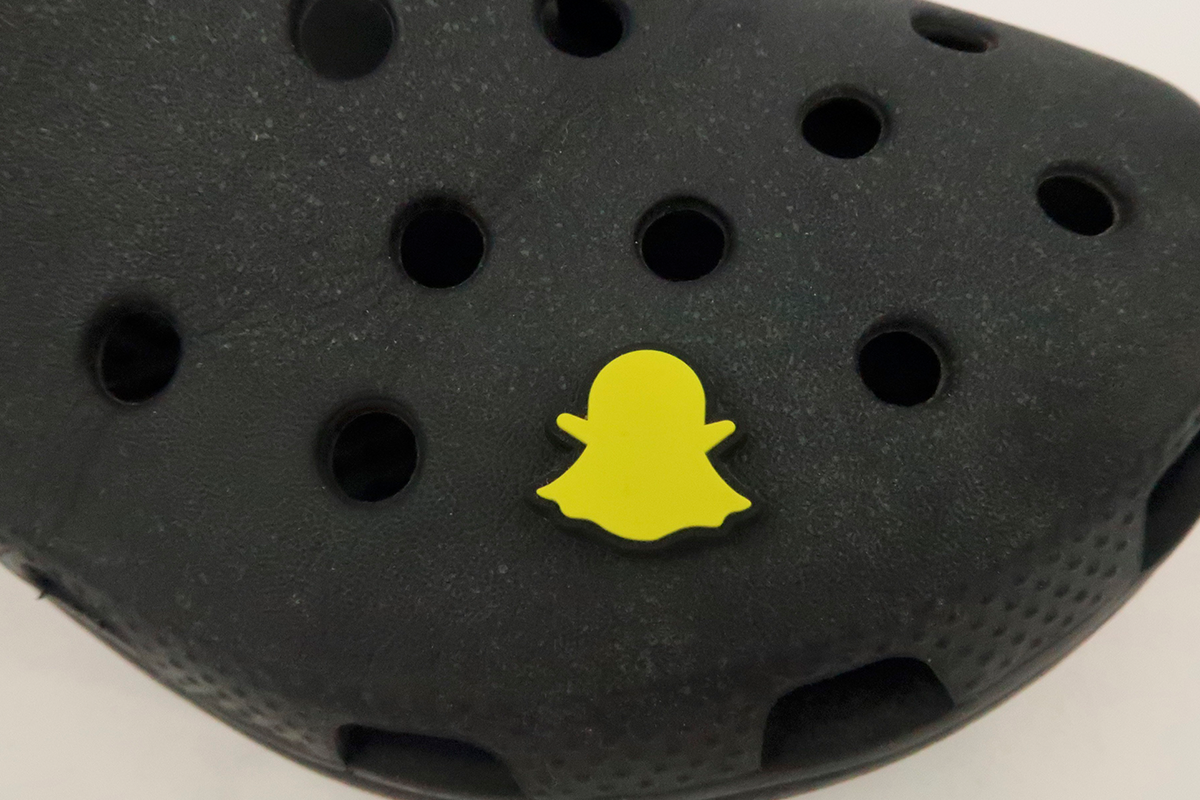 Snapchat Shoe Charm