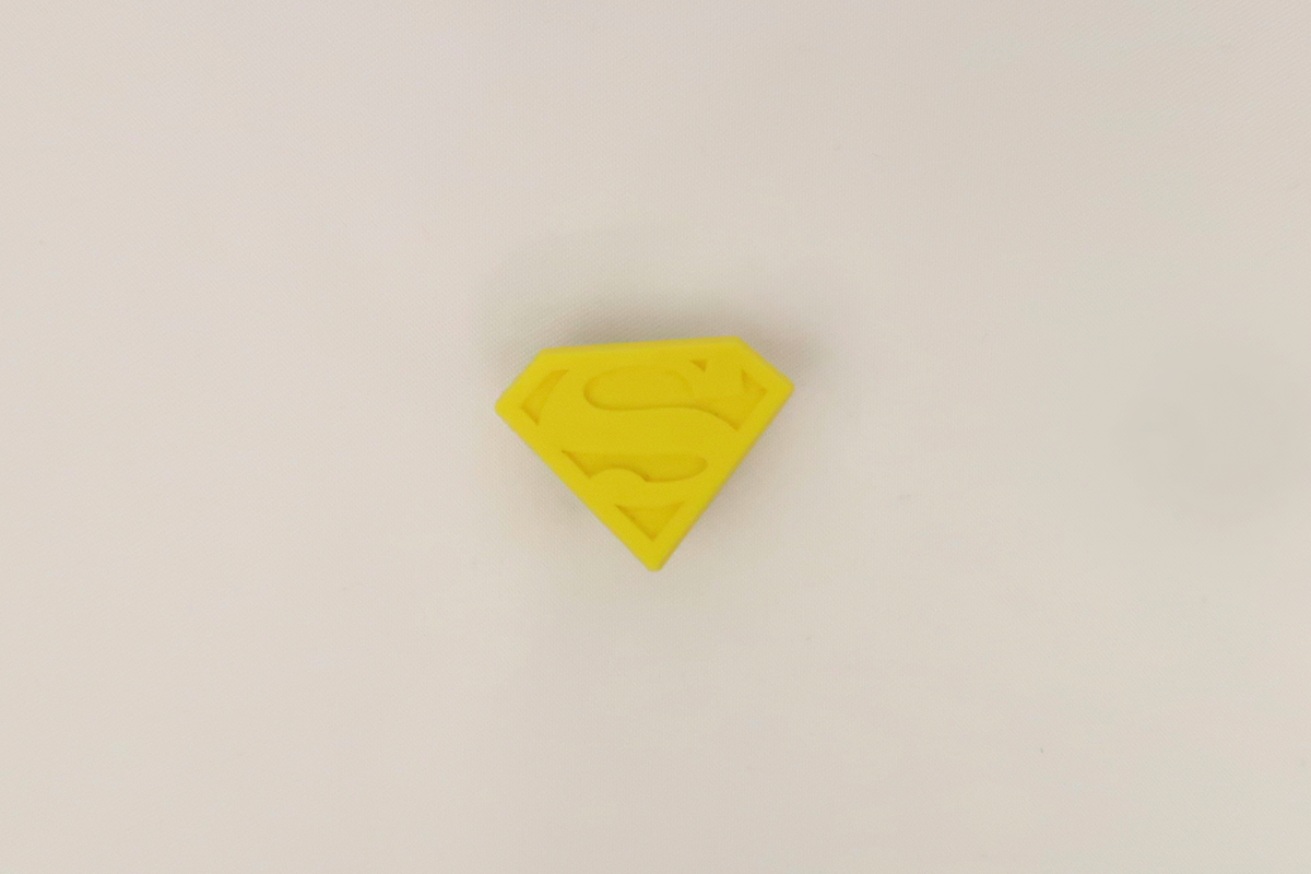 Yellow Superman S Shoe Charm