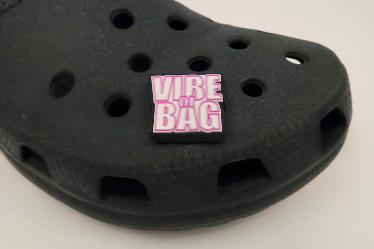 Purple Vibe or Bag Shoe Charm