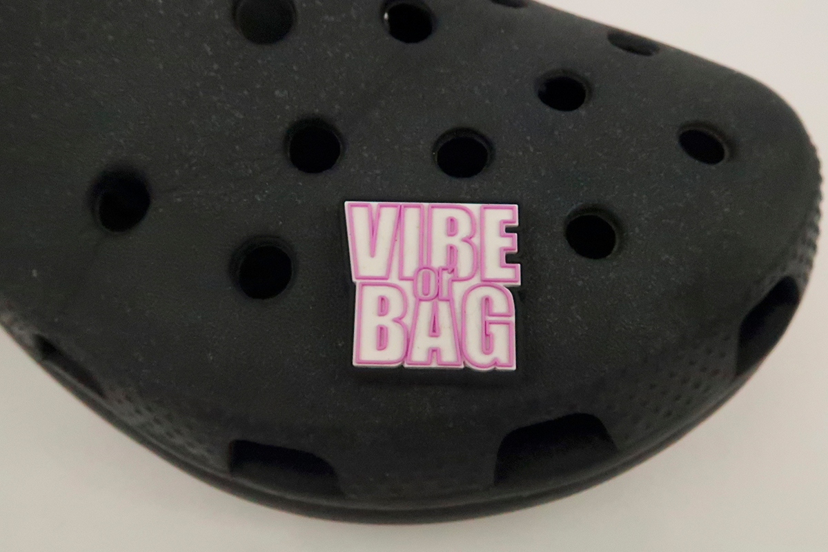 Purple Vibe or Bag Shoe Charm