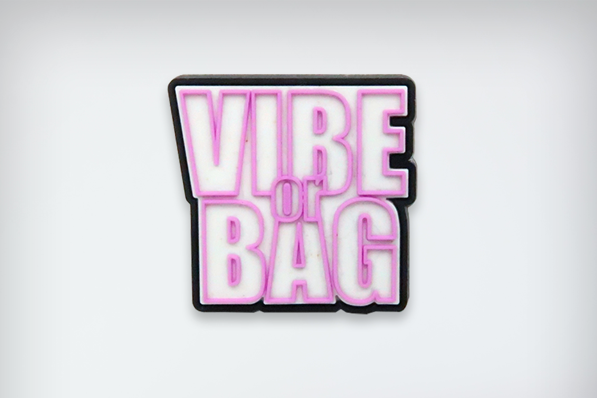 Purple Vibe or Bag Shoe Charm