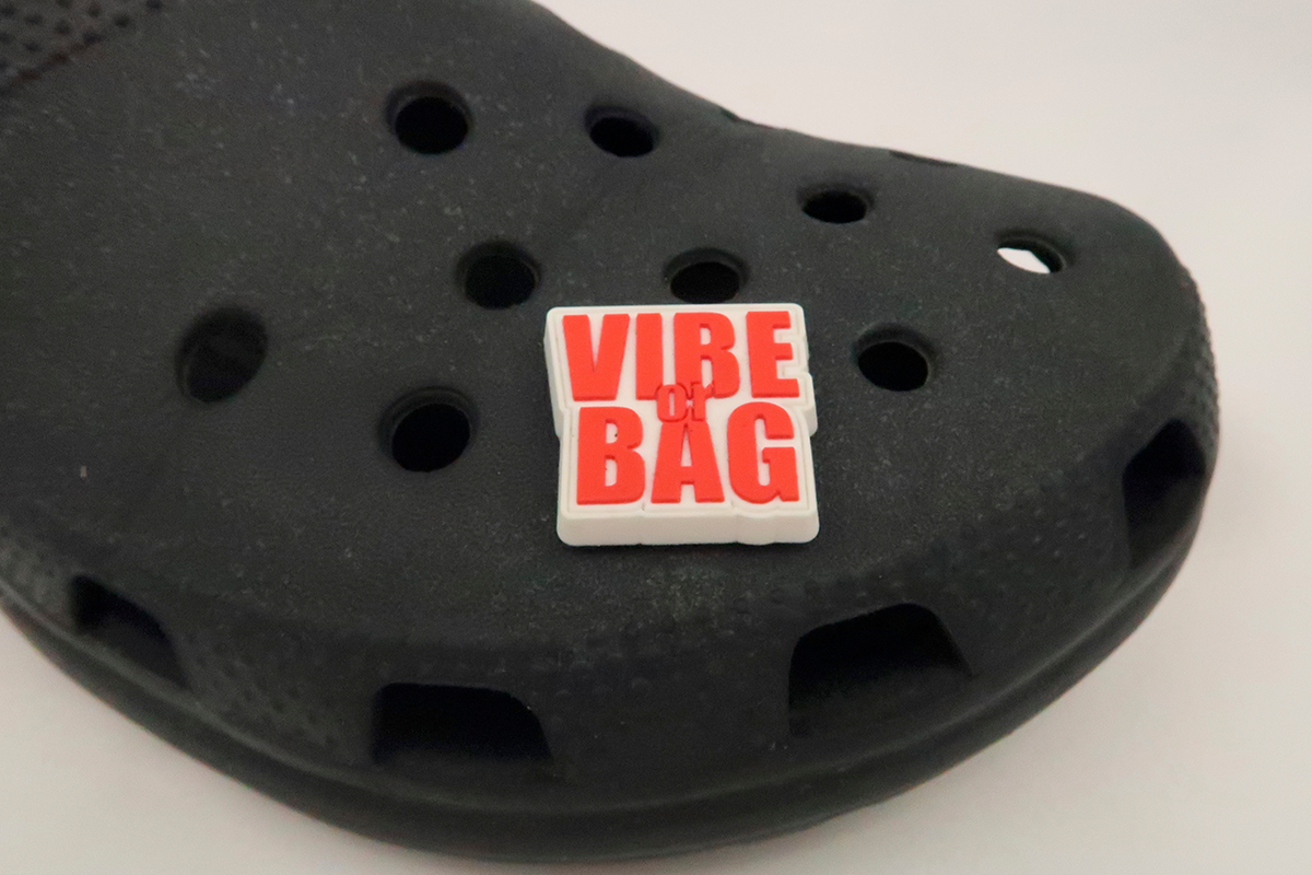 Red Vibe or Bag Shoe Charm